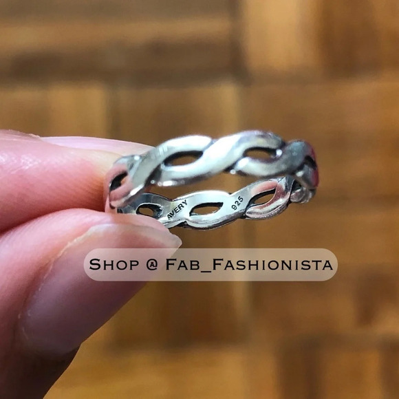 James Avery Retired Twist Stacking Ring size 5.25 - Picture 3 of 6